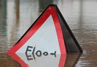 Heavy rain causes flood warning