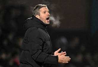 Frustrating afternoon for Gillingham’s head coach