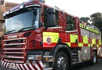 Oven fire sparks emergency response