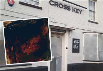 Pub shuts as 20ft hole opens in loos