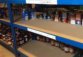 Food bank supplies 'dangerously low'