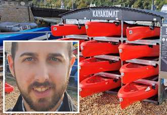 Fears of drunken drownings as 24-hour kayak ‘vending machine’ launches in Kent