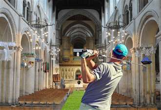 Cathedral crazy golf course opens