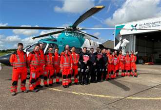 Air ambulance reaches £1m goal to secure future of service