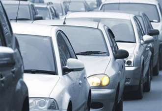 Two-car pile up causes delays