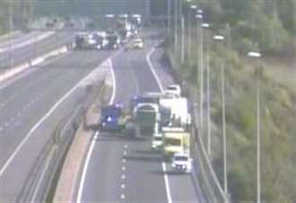 A2 near Bluewater, Dartford reopens after serious crash sends two to hospital