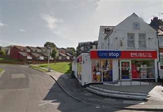 Armed robbery at corner shop