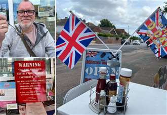 Five-star food… but how many Union Jacks does one cafe need?