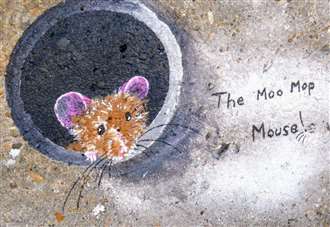 Beloved painted mouse set to pop up in Kent town