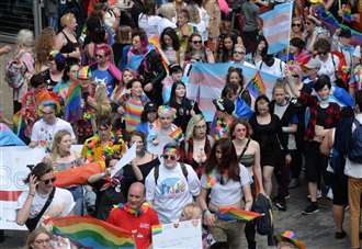 Thousands turn out for Pride