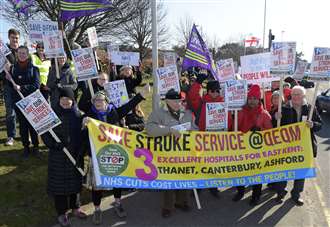 Lively protest expected to fight hospital cuts
