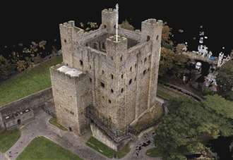 Hi-tech drone images to help save castle