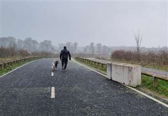 The abandoned 'ghost roads' only used by dog walkers