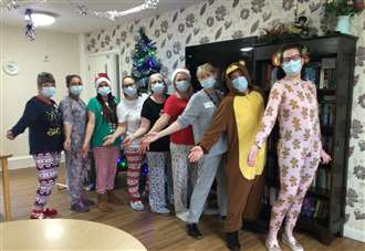 Pyjama day brings Christmas cheer to care homes