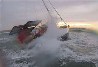 'Three lives saved' as yacht runs aground six miles off Kent