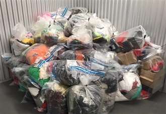 Trio sentenced after clothing seized