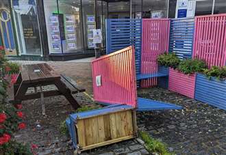 'Town centre bench vandalism was inevitable'