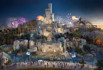 New pictures of Kent's multi-billion pound theme park