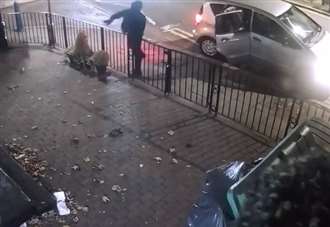 Man caught throwing bricks at nightclub