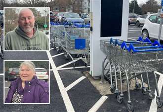 Tesco car park chaos after trolley bays scrapped