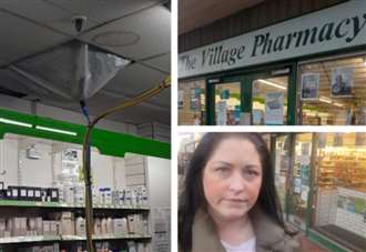 More roof repairs needed at New Ash Green Shopping Centre where pharmacy combats constant leaks