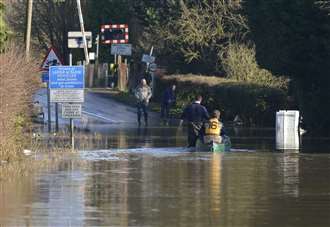 Flood warning issued across Kent