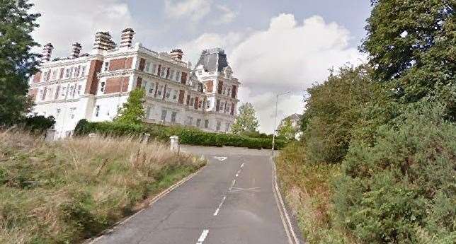 The Audi was stopped by police in Castle Road, Tunbridge Wells. Picture: Google street view