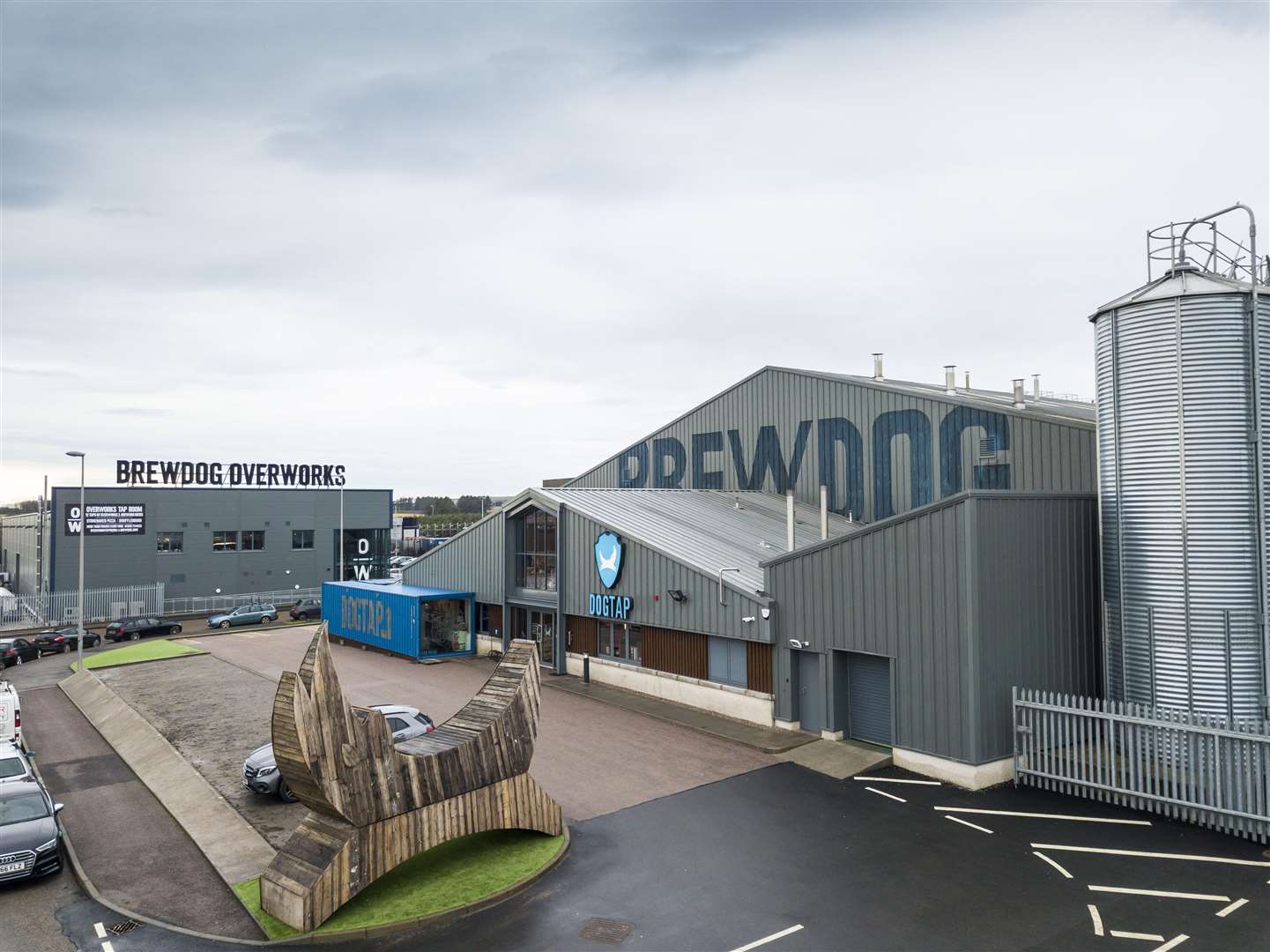 The BrewDog brewery in Scotland. Picture: BrewDog