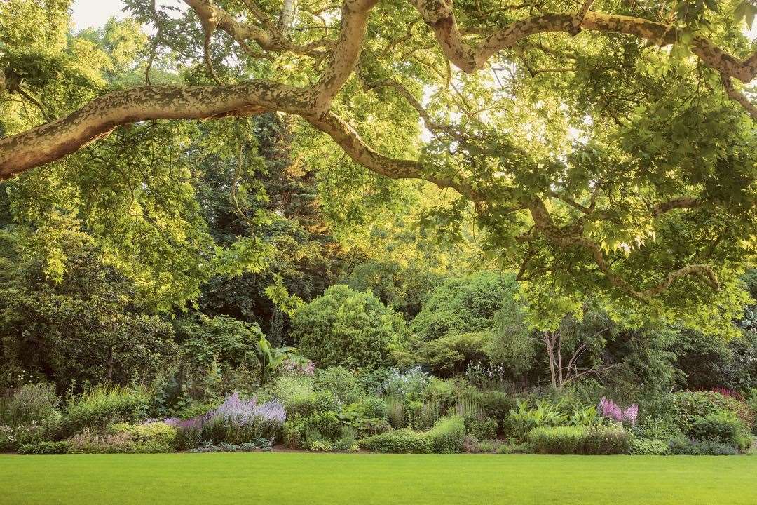 A section of the garden’s 512ft herbaceous border (Royal Collection Trust/Her Majesty Queen Elizabeth II 2021/PA)