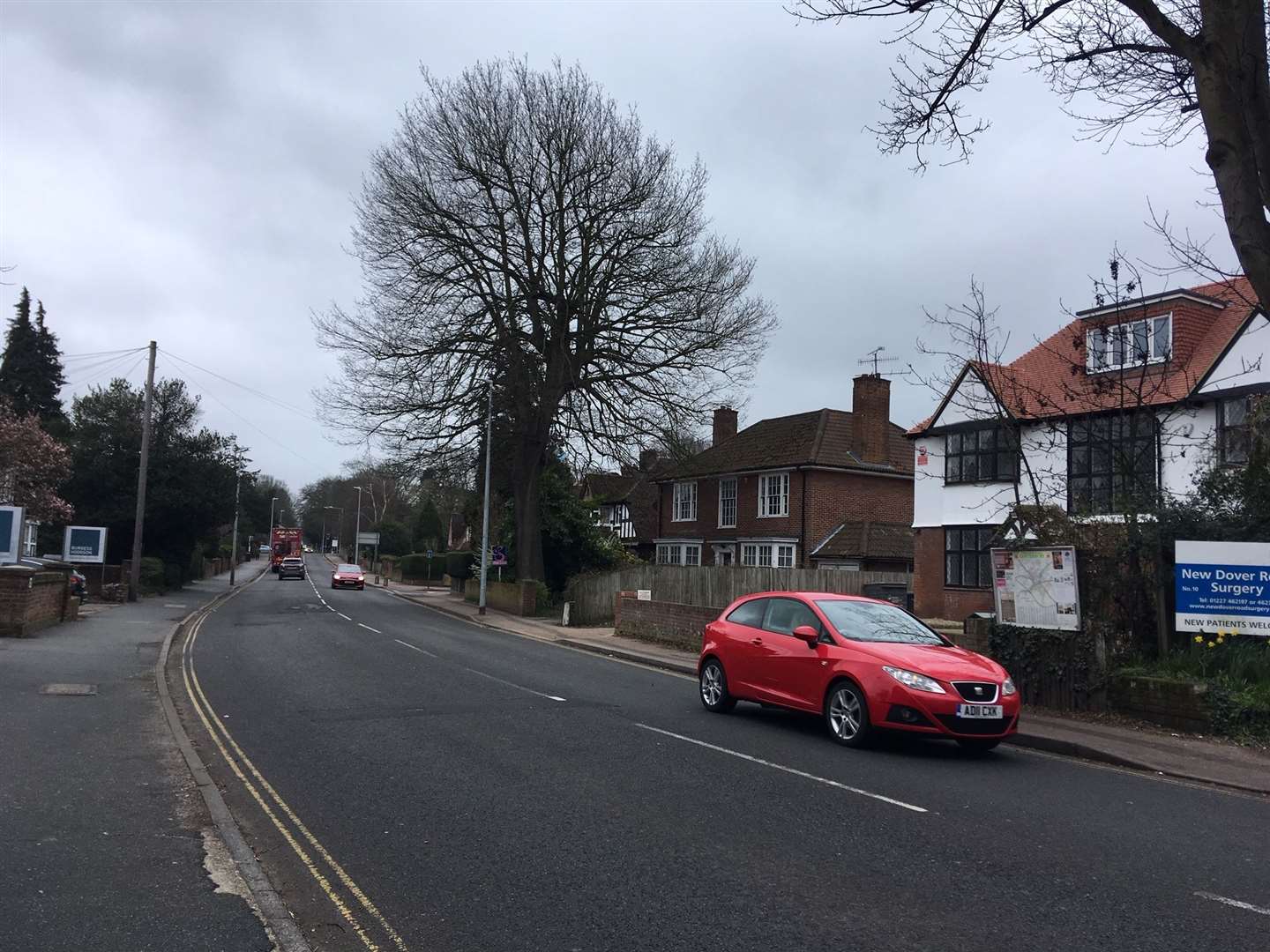 The incident happened in New Dover Road, Canterbury