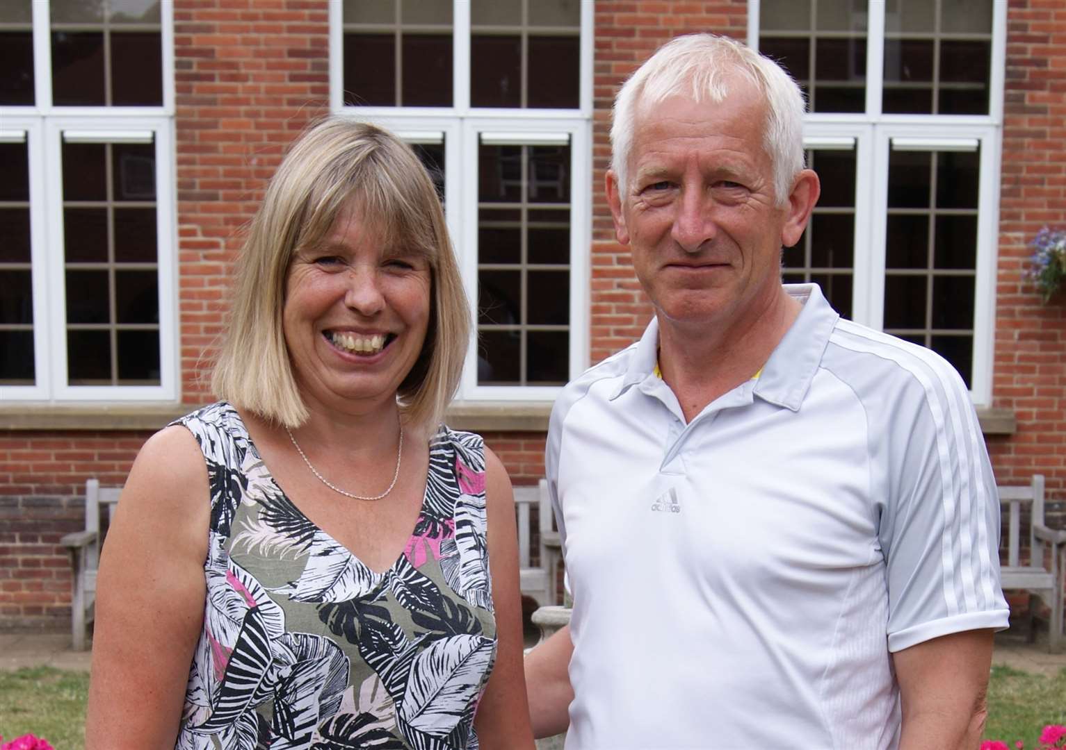 Borden Grammar School teacher Simon Robbins, now retired, and his wife Linda