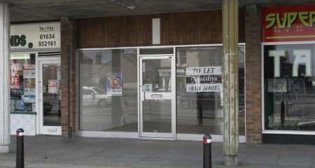 The empty store which is to be converted into a Pillow Talk sex shop. Picture: Peter Still