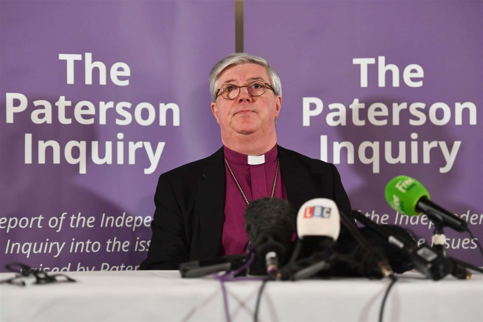 Chairman of the independent Paterson Inquiry, the Rt Rev Graham James, said Paterson had ‘lied to, deceived or exploited’ his victims (Jacob King/PA)