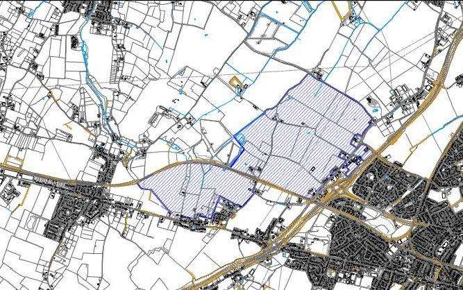 Plans for 2,500 new homes have been revealed. Picture: Swale council