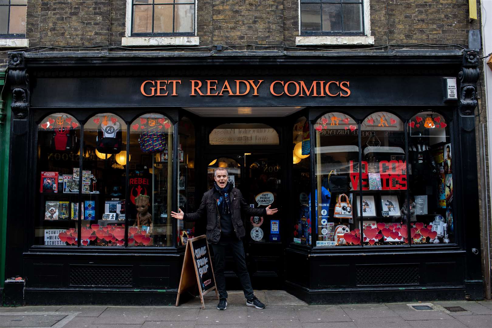 Paul Blakeborough, owner of Get Ready Comics. Picture: Beth Mitten