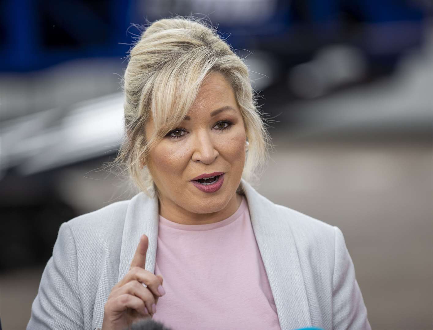 Sinn Fein vice president Michelle O’Neill (Liam McBurney/PA)