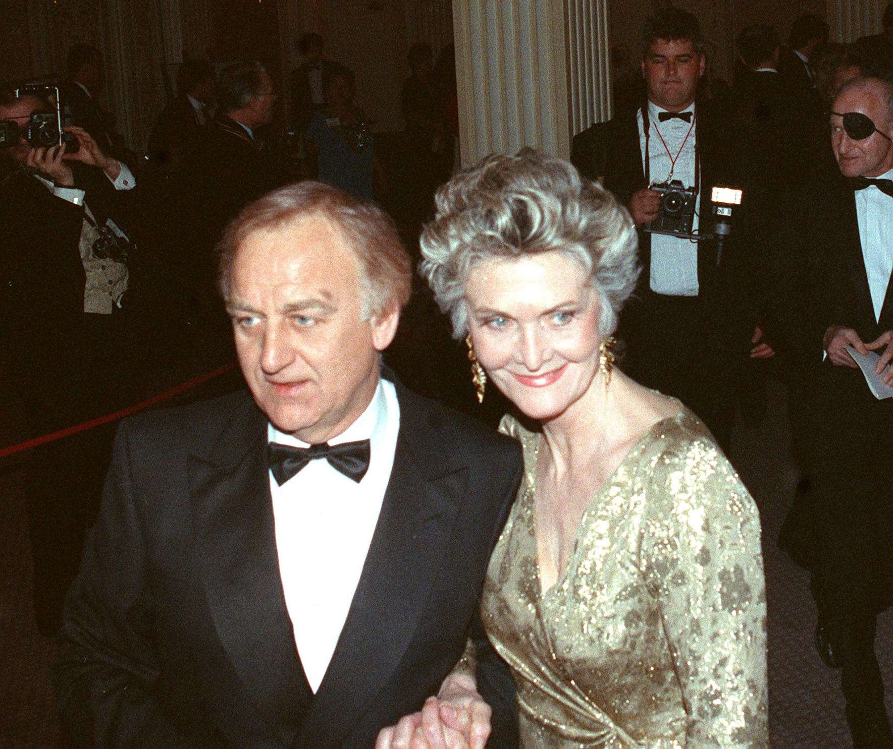 Dame Sheila with her late husband John Thaw (Adam Butler/PA)