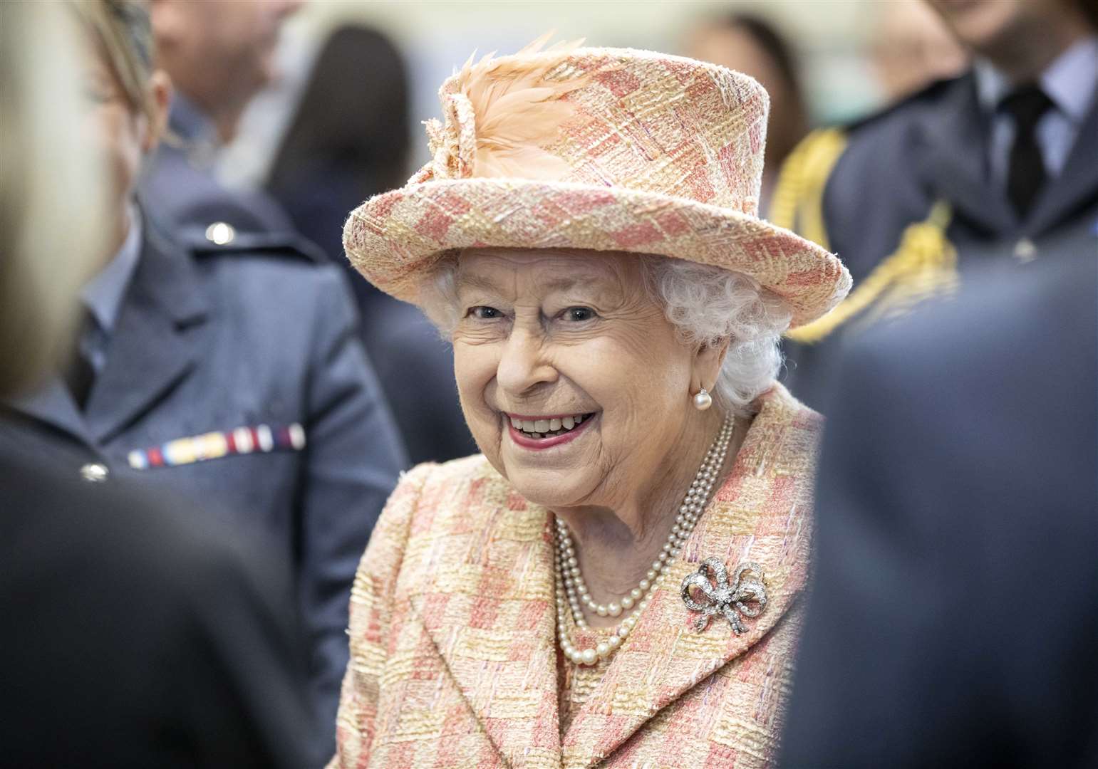 The Queen visited RAF Marham, Norfolk, in February ( Richard Pohle/The Times/PA)