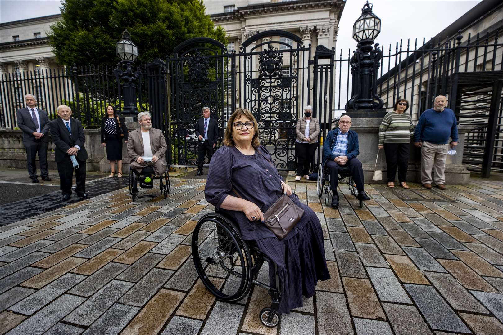 Jennifer McNern forced action by Stormont over implementing the victims’ pension (Liam McBurney/PA)