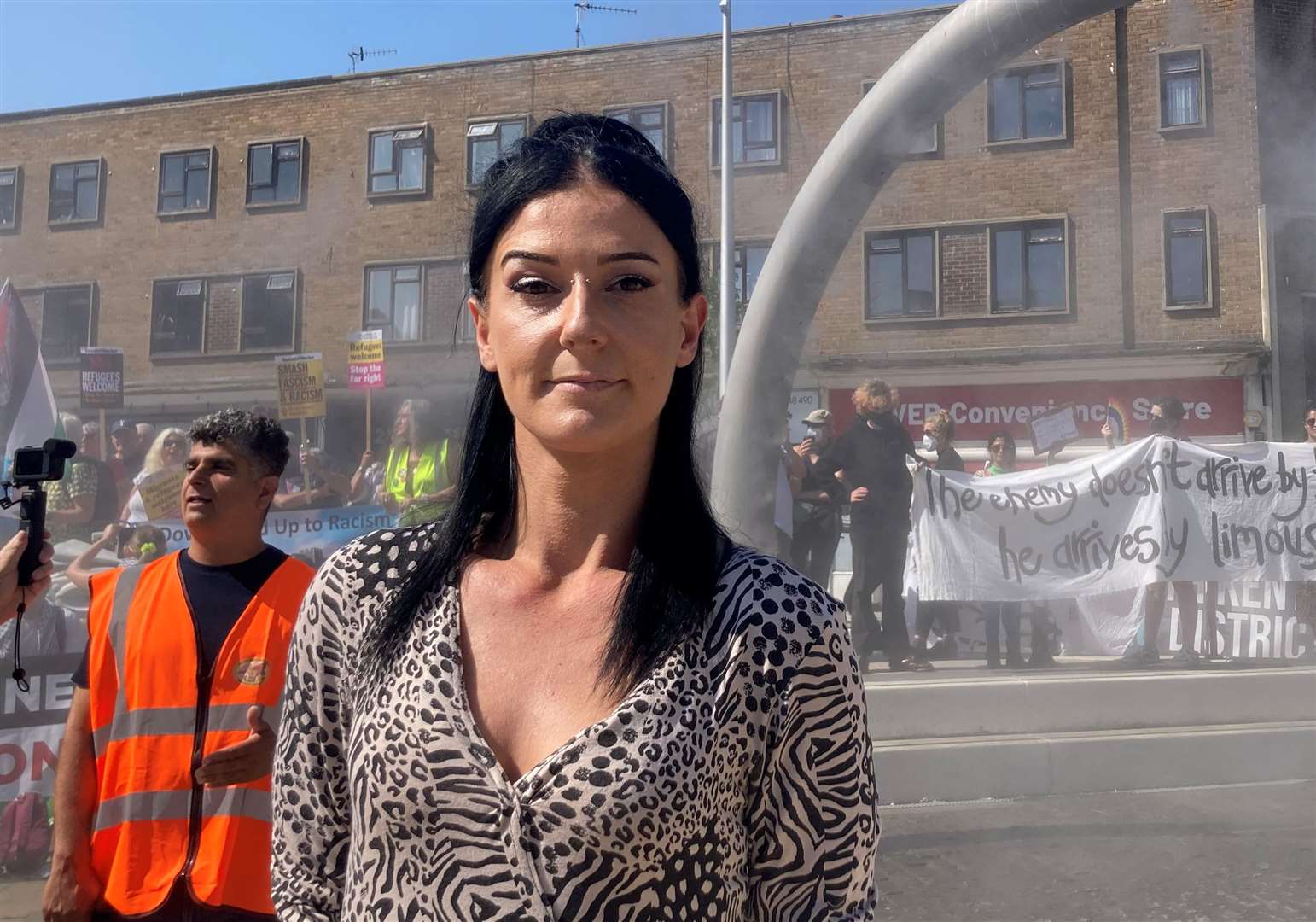 Kay Marsh is the media and advocacy manager for migrant support charity Samphire and helped organise the counter-protest in Dover