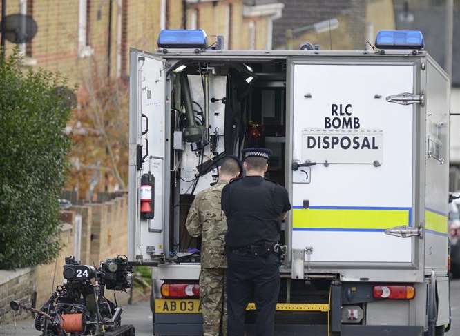 The bomb disposal unit. File picture