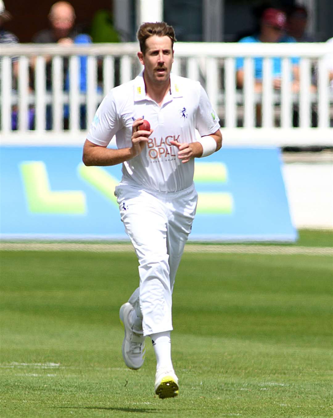 Matt Quinn suffered a groin injury scare at Edgbaston although returned to the field. Picture: Barry Goodwin