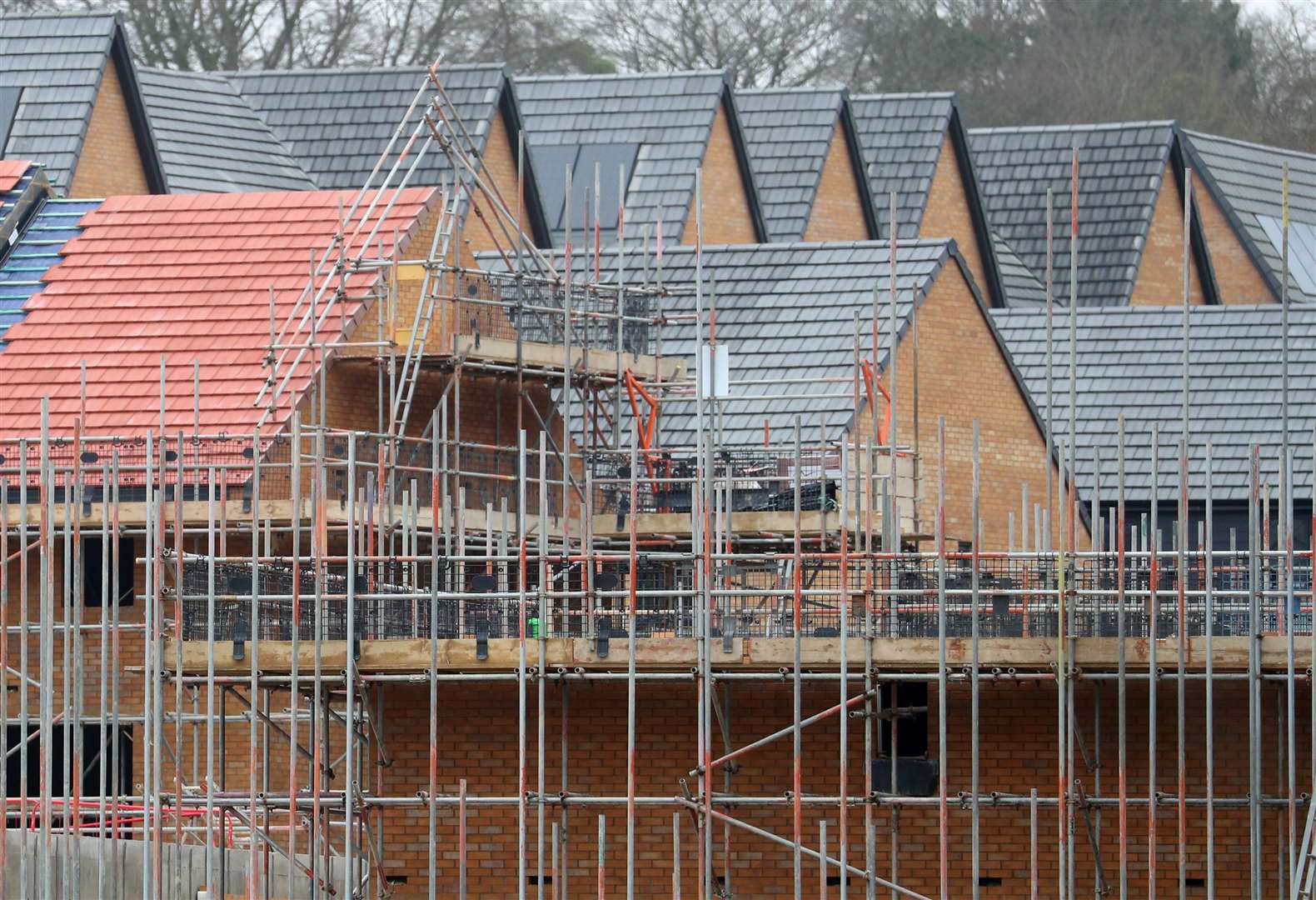 Housebuilders reported rising confidence in the housing market (PA)