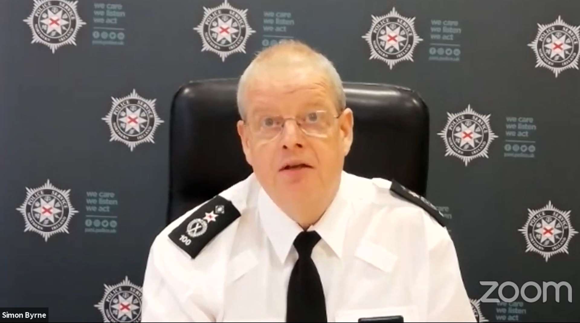 PSNI Chief Constable Simon Byrne