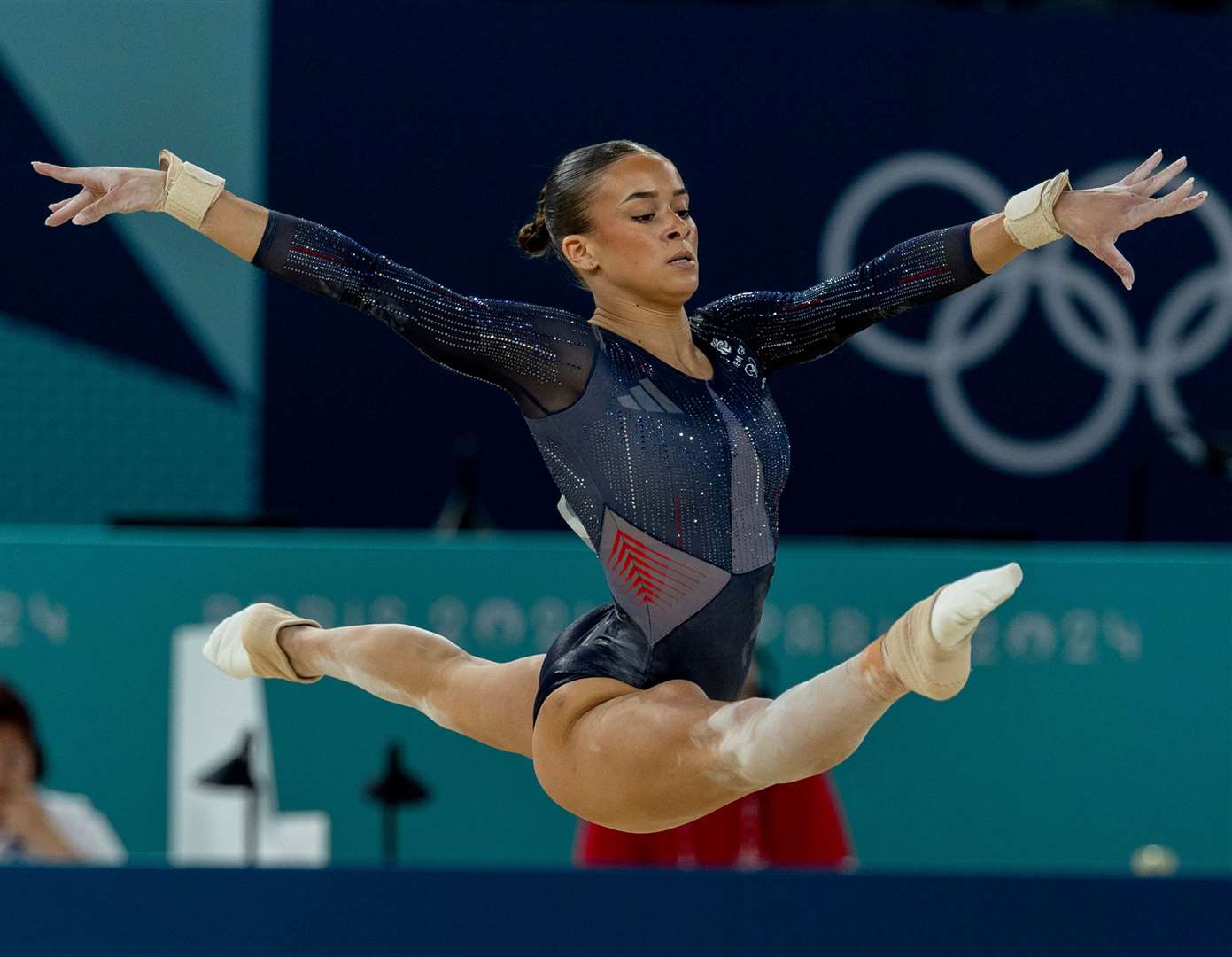 Georgia-Mae Fenton competes for TeamGB in Artistic Gymnastics floor exercise Picture:Chloe Knott/Team GB