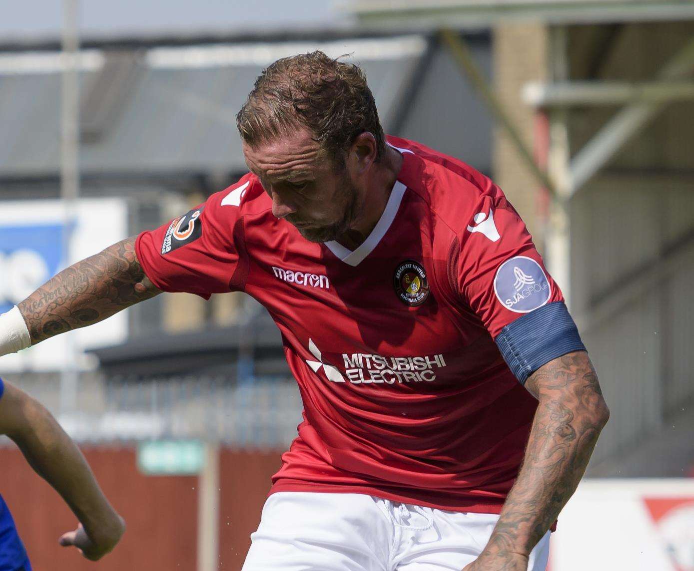 Ebbsfleet striker Danny Kedwell Picture: Andy Payton