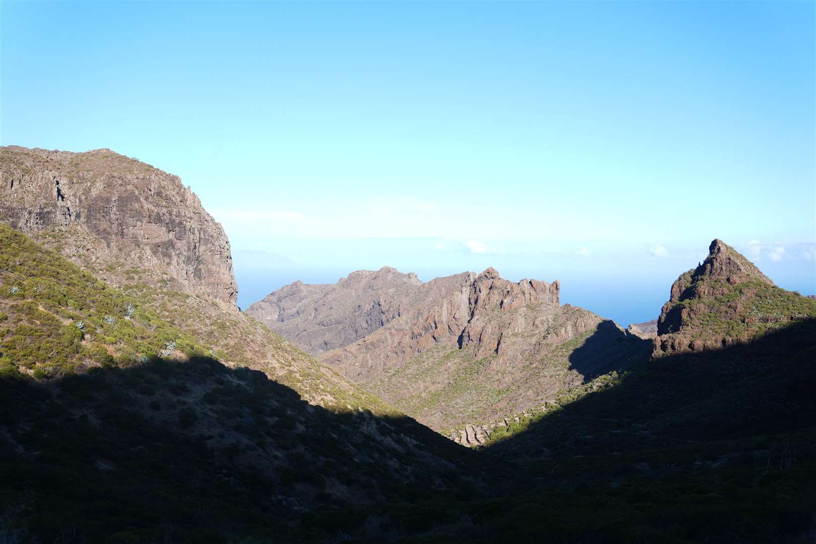 Mr Slater’s remains were found in a steep and inaccessible area near Masca in July (James Manning/PA)