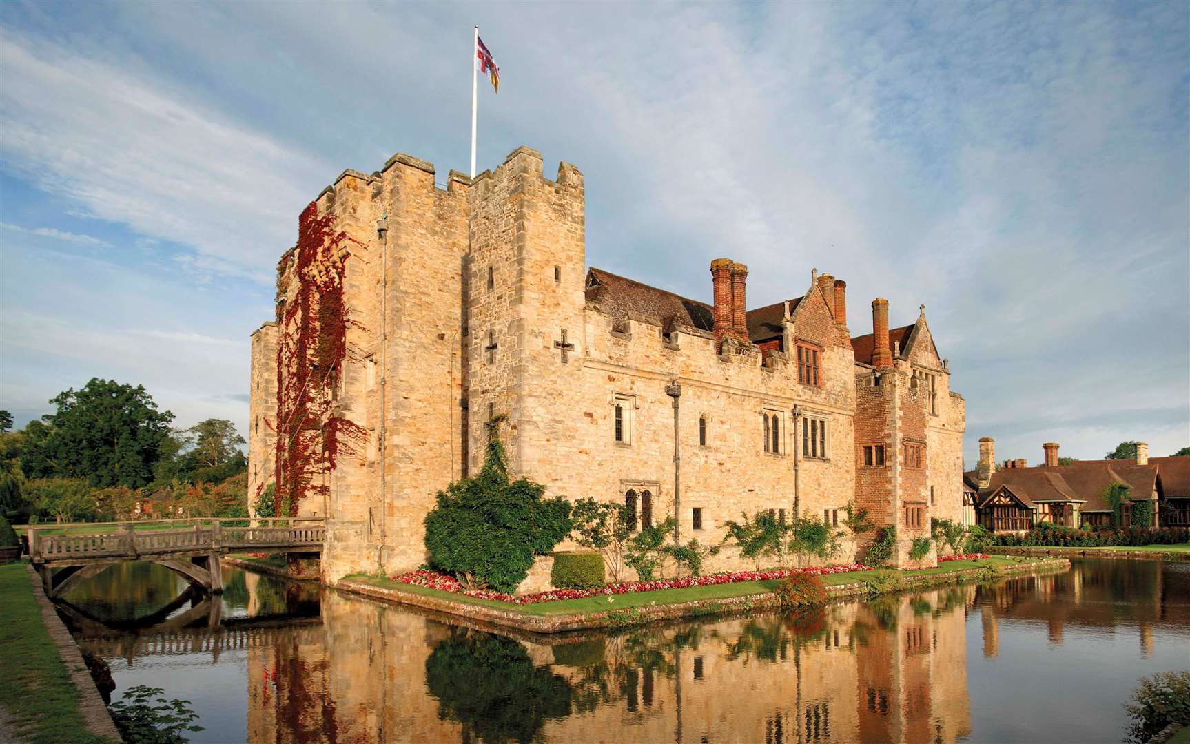 Hever Castle near Edenbridge, the childhood home of Anne Boleyn