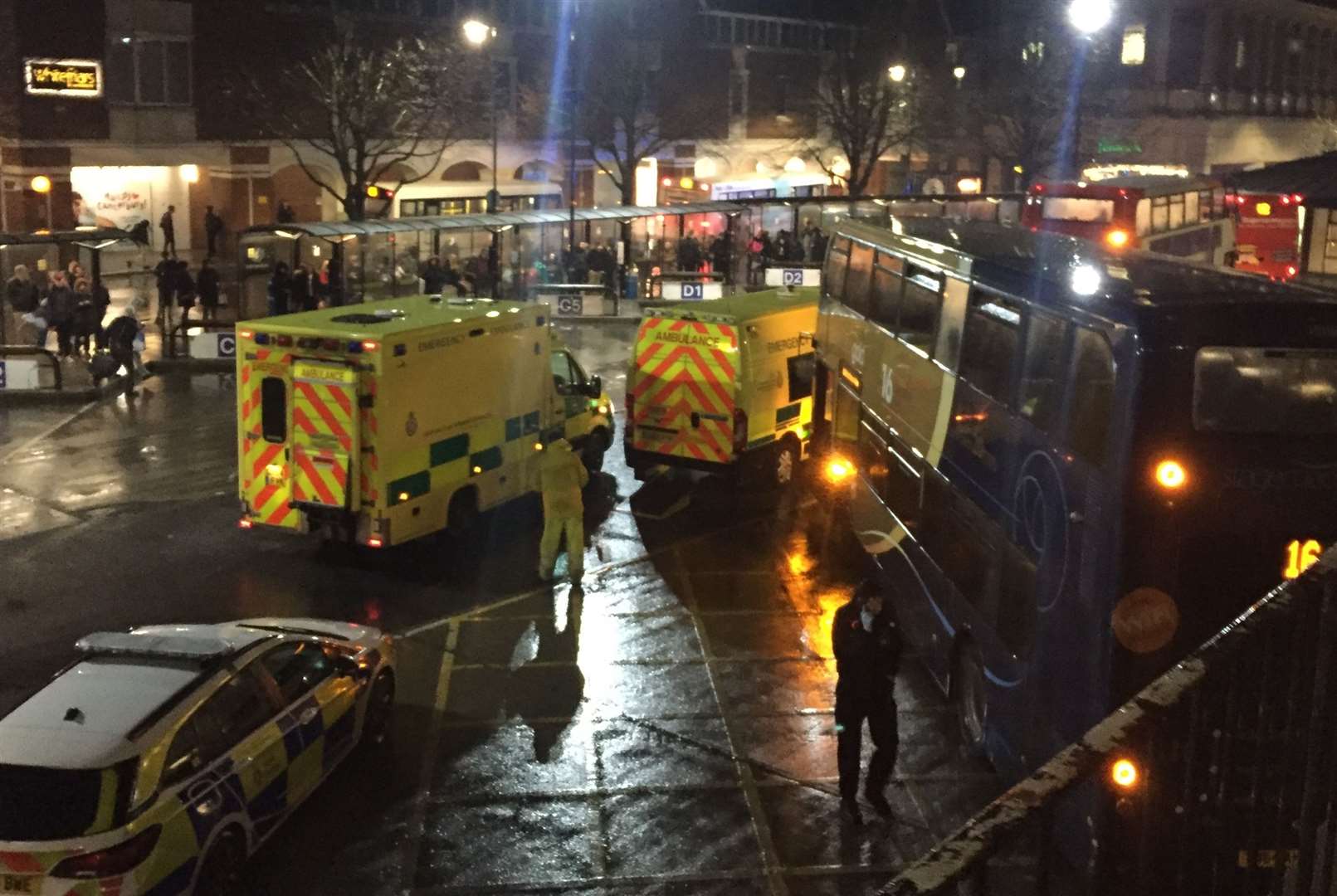Emergency services as the scene