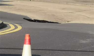 Sinkhole Closes A26 Tonbridge Road In Maidstone